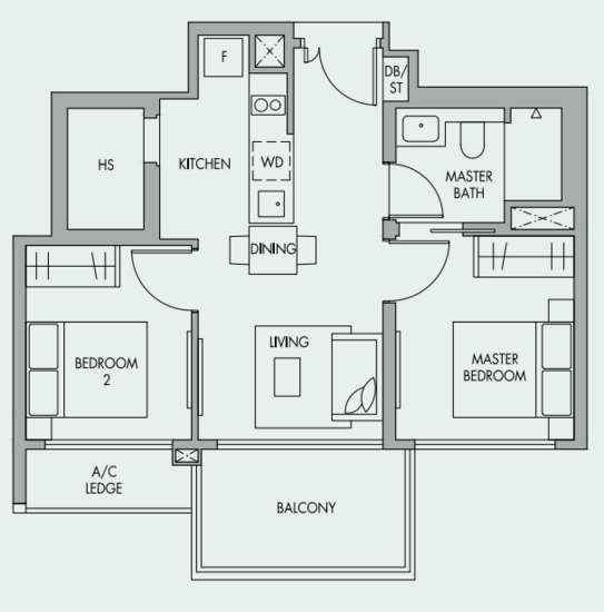 The Tre Ver - Floor Plan