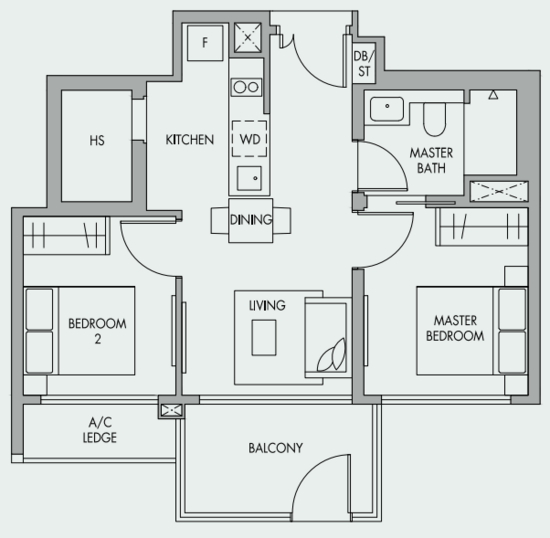 The Tre Ver - Floor Plan