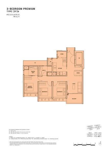 Penrose, 20 Sims Drive, Eunos / Geylang / Paya Lebar, 4 Bedrooms, 1,389 sqft, Condominium For Sale, by Lawrence See, 500277465 - 2D - PropertyGuru.com.sg