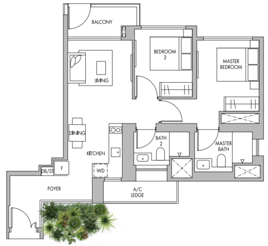 The Tre Ver - Floor Plan