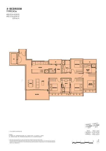 Penrose, 20 Sims Drive, Eunos / Geylang / Paya Lebar, 4 Bedrooms, 1,389 sqft, Condominium For Sale, by Lawrence See, 500277465 - 2D - PropertyGuru.com.sg