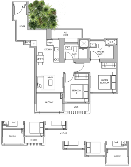 The Tre Ver - Floor Plan