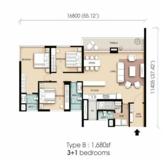 The Loft @ Southbay City - Floor Plan - iProperty.com.my