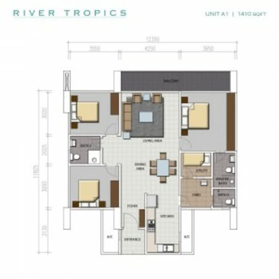 River Tropics - Floor Plan - iProperty.com.my