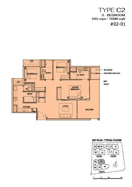 Phoenix Residences, 81 Phoenix Avenue, Dairy Farm / Bukit Panjang / Choa Chu Kang, 3 Bedrooms, 1,098 sqft, Condominium For Sale, by Ong Yan Zheng, 500281765 - 2D - PropertyGuru.com.sg