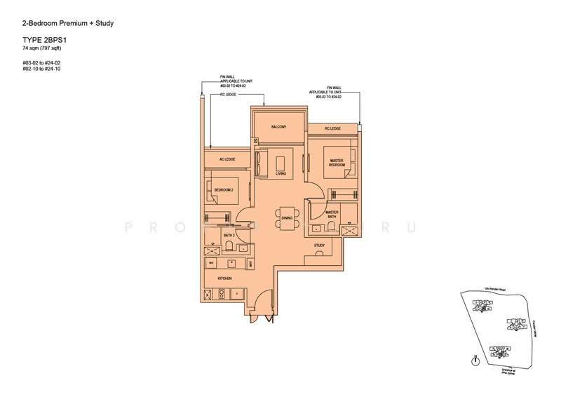 Pinetree Hill, 30 Pine Grove, Clementi Park / Upper Bukit Timah, 2 Bedrooms, 797 sqft, Condominium For Sale, by Marcus Lim, 500274658 - 2D - PropertyGuru.com.sg