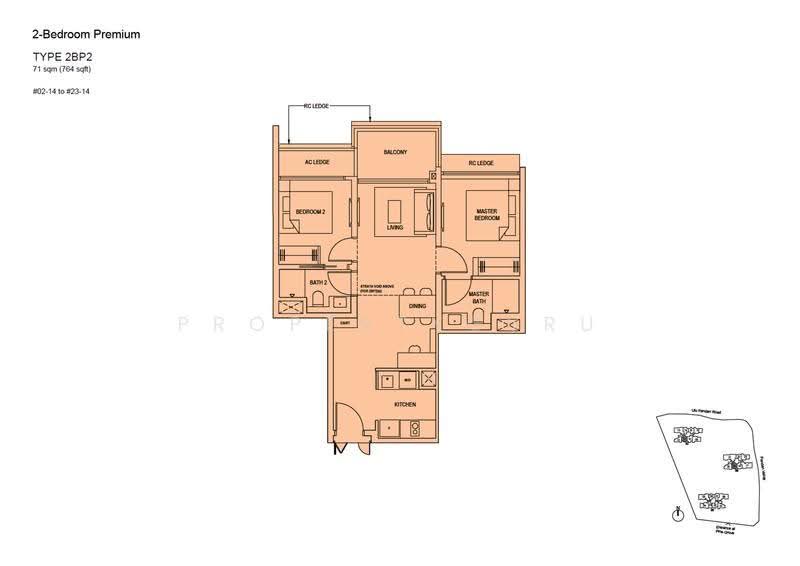 Pinetree Hill, 30 Pine Grove, Clementi Park / Upper Bukit Timah, 2 Bedrooms, 764 sqft, Condominium For Rent, by Yvonne Lim, 500292935 - 2D - PropertyGuru.com.sg