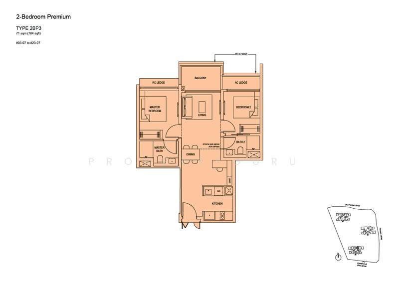 Pinetree Hill, 30 Pine Grove, Clementi Park / Upper Bukit Timah, 2 Bedrooms, 764 sqft, Condominium For Sale, by Careen Ong, 500273971 - 2D - PropertyGuru.com.sg