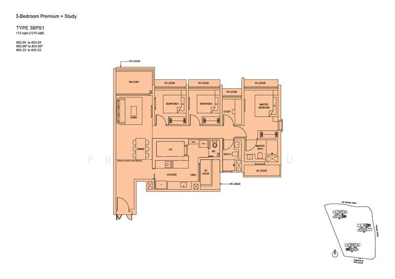 Pinetree Hill, 36 Pine Grove, Clementi Park / Upper Bukit Timah, 3 Bedrooms, 1,216 sqft, Condominium For Rent, by Linda Yang, 500284396 - 2D - PropertyGuru.com.sg
