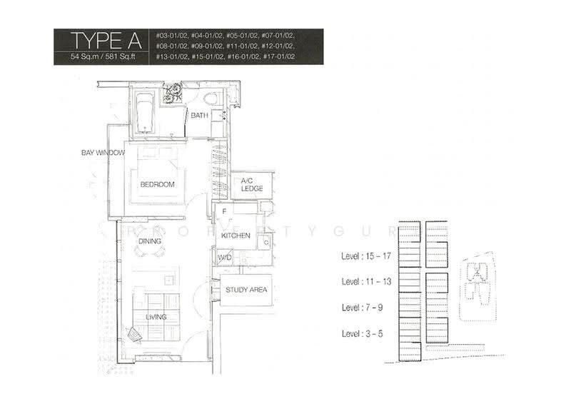 Pinnacle 16, 16 Shan Road, Balestier / Toa Payoh, 1 Bedroom, 581 sqft, Condominium For Sale, by Lim Keith, 23067946 - 2D - PropertyGuru.com.sg