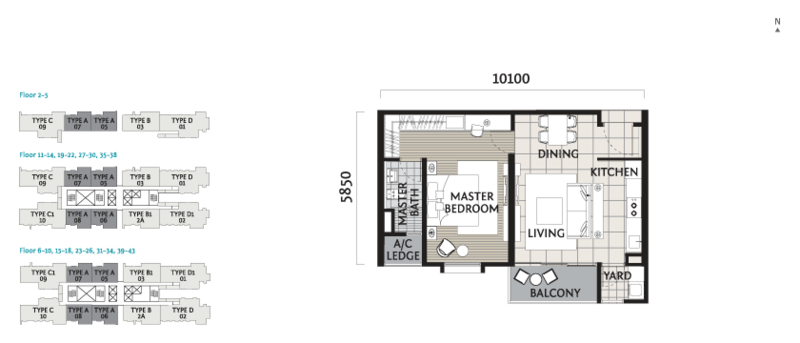 Condominium for Rent at Verdi Eco-Dominiums - Gaily Tay - Type A (Block A) - PropertyGuru.com.my