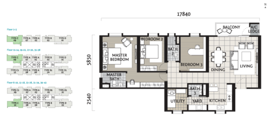 Verdi Eco-Dominiums - Floor Plan - iProperty.com.my