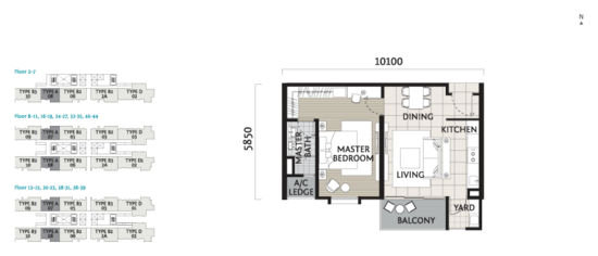 Verdi Eco-Dominiums - Floor Plan - iProperty.com.my