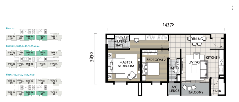 Condominium for Rent at Verdi Eco-Dominiums - Gaily Tay - Type B2 (Block B) - PropertyGuru.com.my