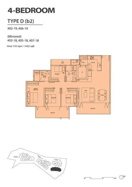 Pollen & Bleu, 19 Farrer Drive, Tanglin / Holland / Bukit Timah, 4 Bedrooms, 1,432 sqft, Condominium For Sale, by Avis Wong, 500274510 - 2D - PropertyGuru.com.sg