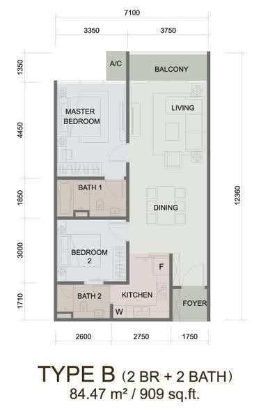 Service Residence for Rent at Paragon Suites @ CIQ - Jasmond Koh - Type B - PropertyGuru.com.my
