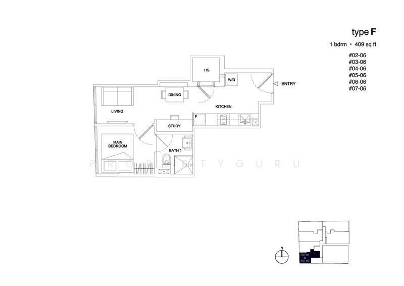 Prime Residence, 41 Lorong 22 Geylang, Eunos / Geylang / Paya Lebar, 1 Bedroom, 409 sqft, Condominium For Rent, by Adrian Hui 许光兴, 24124291 - 2D - PropertyGuru.com.sg
