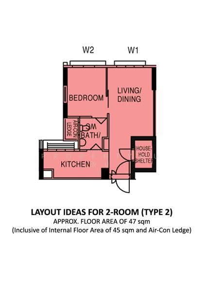 408B Northshore Drive, 408B 408B, Hougang / Punggol / Sengkang, 1 Bedroom, 505 sqft, HDB Flat For Sale, by Steven Lin, 500276161 - 2D - PropertyGuru.com.sg