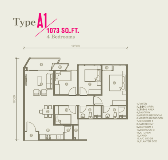 Petalz Residences - Floor Plan - iProperty.com.my