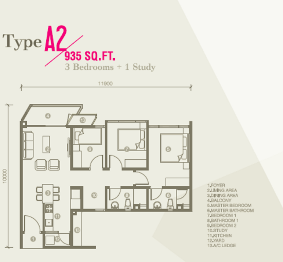 Petalz Residences - Floor Plan - iProperty.com.my