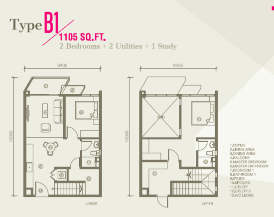 Petalz Residences - Floor Plan - iProperty.com.my
