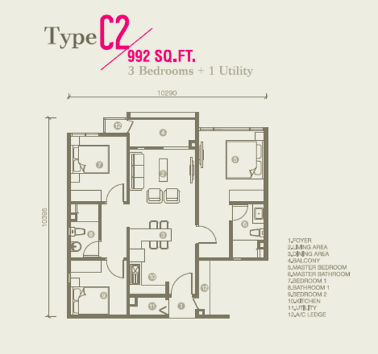 Petalz Residences - Floor Plan - iProperty.com.my