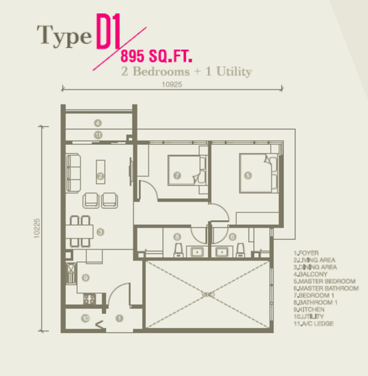 Petalz Residences - Floor Plan - iProperty.com.my