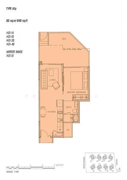 Parc Olympia, 64 Flora Drive, Changi Airport / Changi Village, 1 Bedroom, 646 sqft, Condominium For Sale, by Annie Huang, 500278025 - 2D - PropertyGuru.com.sg