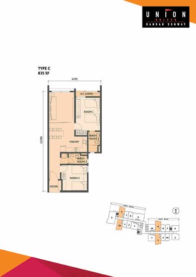 Union Suites - Floor Plan - iProperty.com.my