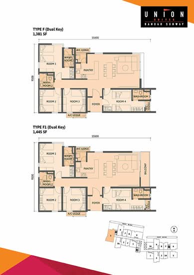 Union Suites - Floor Plan - iProperty.com.my