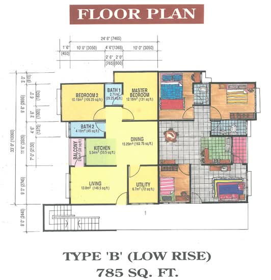 Pangsaria Apartment - Floor Plan - iProperty.com.my