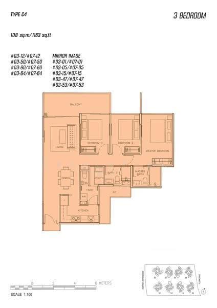 Parc Olympia, 52 Flora Drive, Changi Airport / Changi Village, 3 Bedrooms, 1,163 sqft, Condominium For Sale, by Jacob Tan, 500281639 - 2D - PropertyGuru.com.sg
