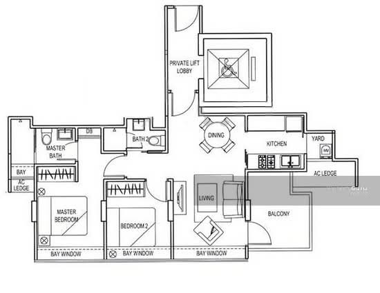 Iridium - Floor Plan
