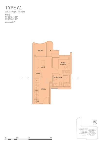 Queens Peak, 1 Dundee Road, Alexandra / Commonwealth, 1 Bedroom, 431 sqft, Condominium For Sale, by SQ Yeo, 500277192 - 2D - PropertyGuru.com.sg