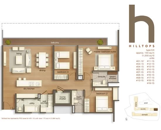 Hilltops - Floor Plan