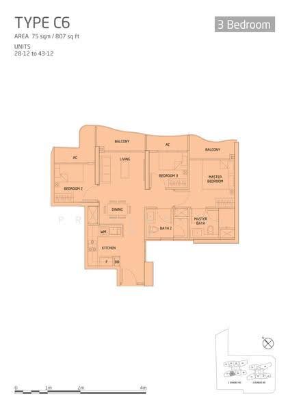 Queens Peak, 1 Dundee Road, Alexandra / Commonwealth, 3 Bedrooms, 807 sqft, Condominium For Sale, by Nigel Lim, 500275693 - 2D - PropertyGuru.com.sg