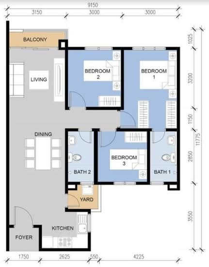 Vista Langkawi @ Residensi PV18 - Floor Plan - iProperty.com.my