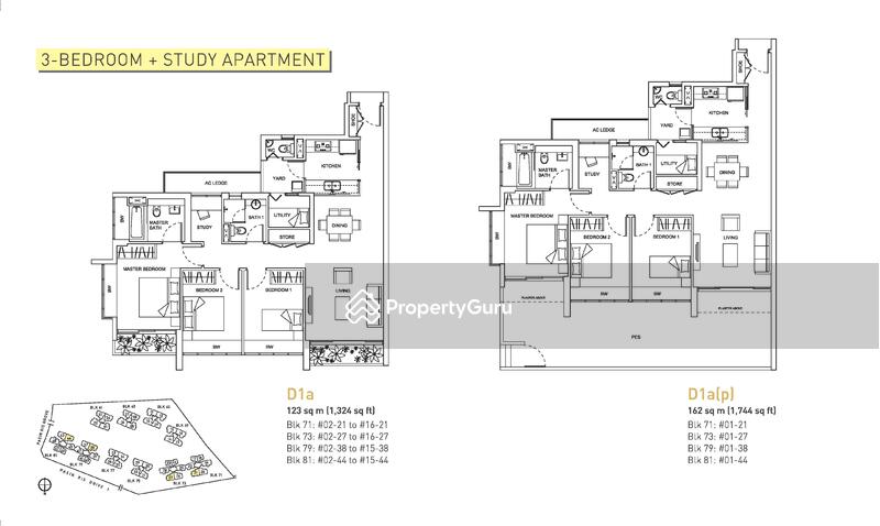 Livia 3 Bedroom + Study 