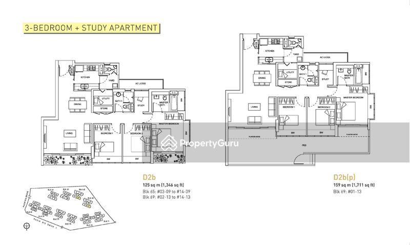 Livia 3 Bedroom + Study