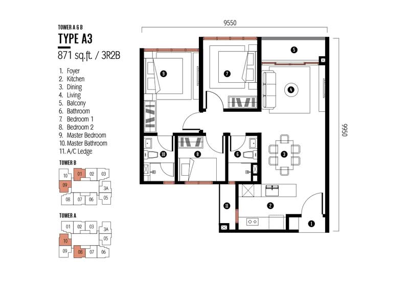 Service Residence for Sale at Millerz Square Serviced Residence - KS Chia - PropertyGuru.com.my