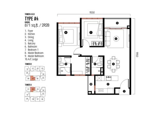 Millerz Square Serviced Residence - Floor Plan - iProperty.com.my