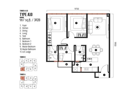 Millerz Square Serviced Residence - Floor Plan - iProperty.com.my