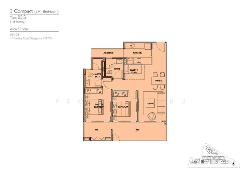 The Quinn, 11 Bartley Road, Hougang / Punggol / Sengkang, 2 Bedrooms, 893 sqft, Apartment For Sale, by Melissa Chan, 500270895 - 2D - PropertyGuru.com.sg
