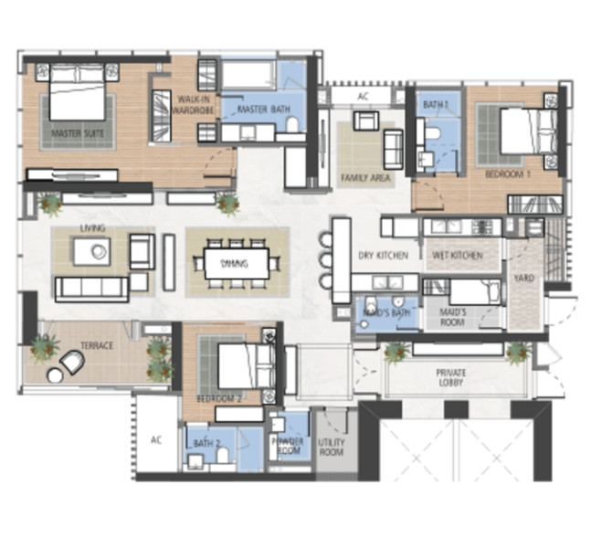 Kediaman Servis untuk Dijual di The Astaka @ 1 Bukit Senyum - Bryan Chiew - PropertyGuru.com.my