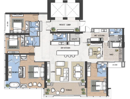 The Astaka @ 1 Bukit Senyum - Floor Plan - iProperty.com.my