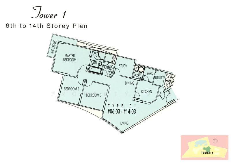 Rafflesia Condo, 31 Bishan Street 21, Ang Mo Kio / Bishan / Thomson, 3 Bedrooms, 1,303 sqft, Condominium For Sale, by Eleanor Lee, 500288951 - 2D - PropertyGuru.com.sg