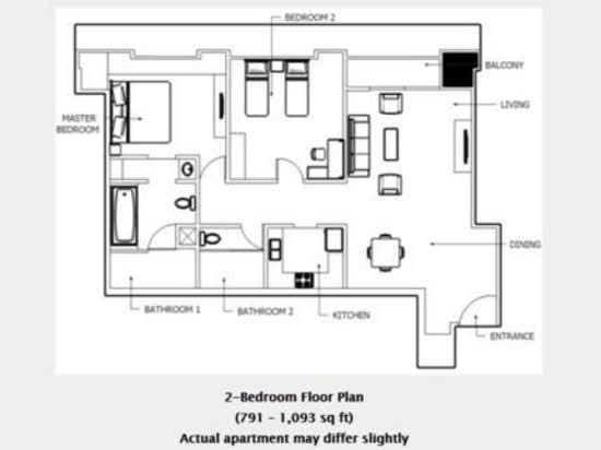 Orchard Parksuites - Floor Plan
