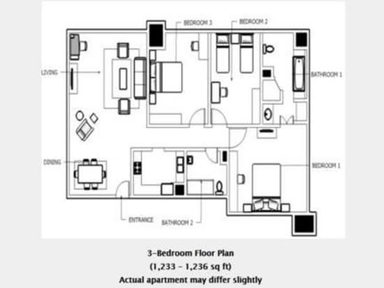 Orchard Parksuites - Floor Plan