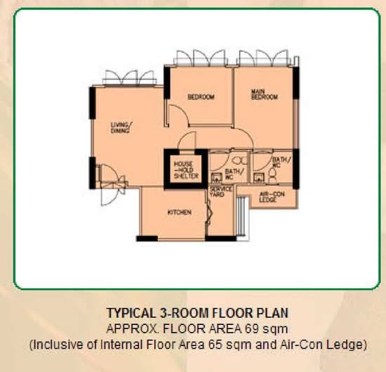 890A Tampines Avenue 1 - Floor Plan