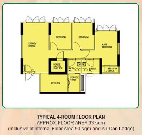 890A Tampines Avenue 1 - Floor Plan
